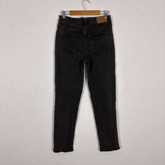 Madewell Faded Black The Perfect Vintage Straight Leg Jeans Size 25 - Picture 5 of 13